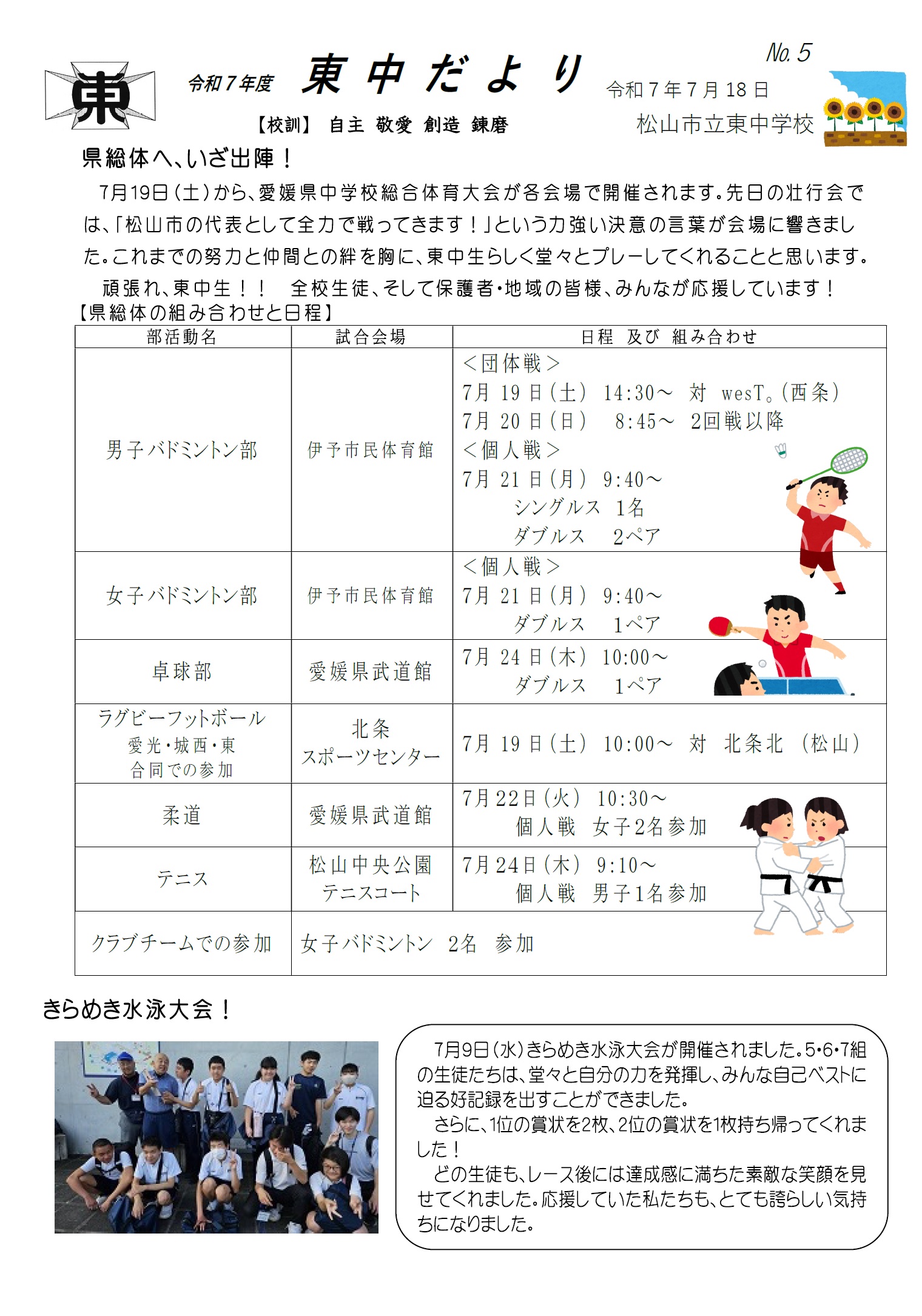 ５号表