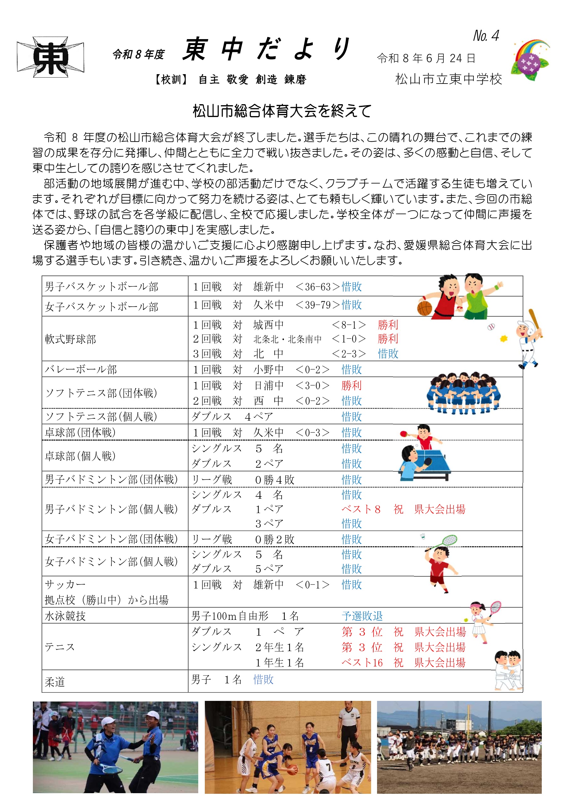 ４号表